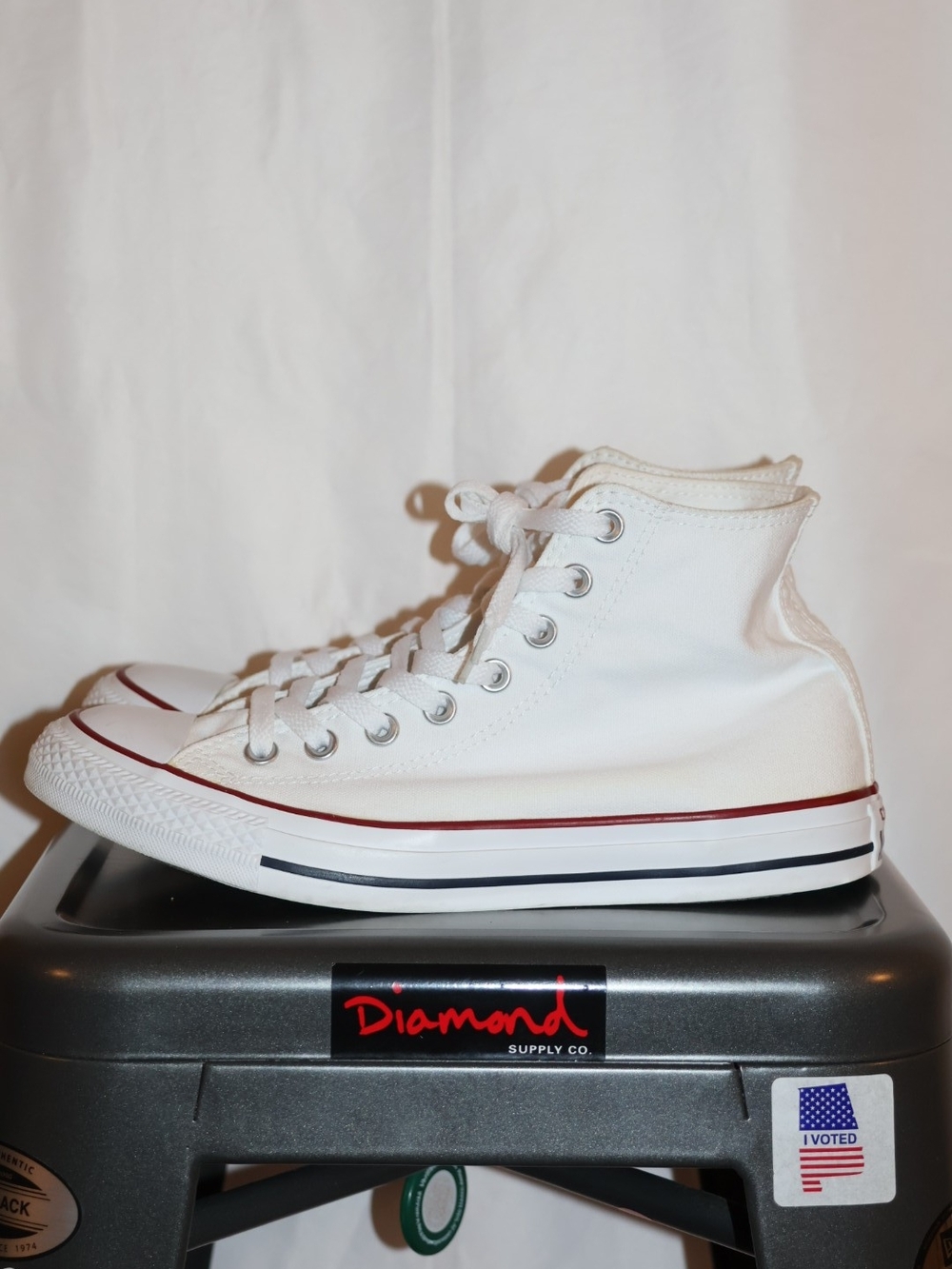 Converse Chuck Taylor All Star High-Tops "Optical White" - Picture 2 of 8